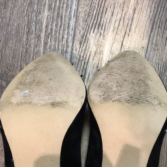 MADDEN GIRL SIZE 7.5 BLACK HEELS ZIPPER DETAIL - Picture 7 of 7